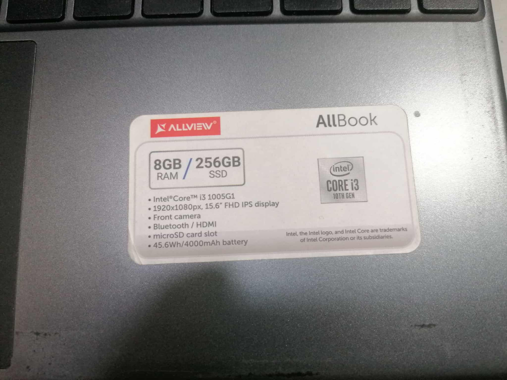 Notebook Allview Allbook1 defect [4]