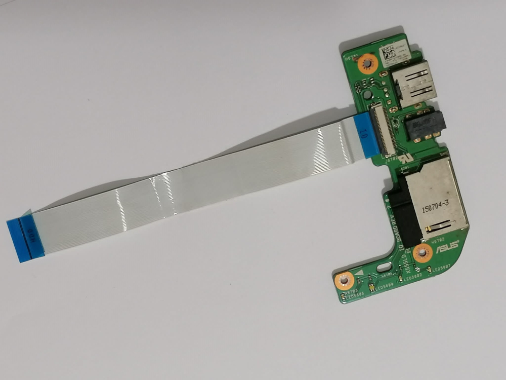 Placa audio si USB Asus X555LJ, model X555LD IO BOARD REV 2.0, cu cablu flex inclus, Second Hand [2]