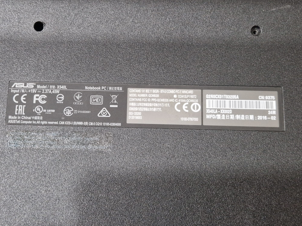 Placa de Baza Laptop Asus X540LA Intel Core i3-4005U 1.70GHz DAXKABMB6A0 REV A 60NB0B00-MB2000-203, Second Hand [5]