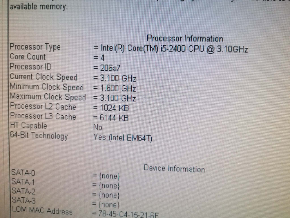 Set Placa de baza Dell + Intel Core i5-2400 + Cooler + Carcasa / MIH61R MB / Socket LGA1155 [4]