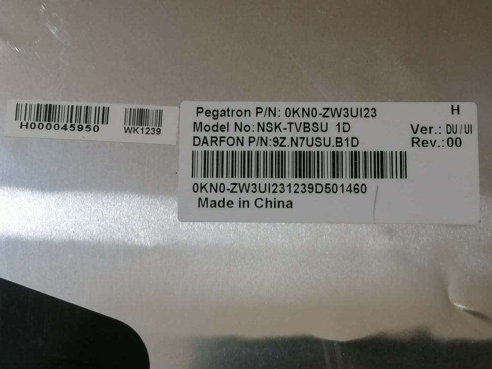 Tastatura alba Toshiba Satellite C855 - 1V8 – Originala [2]