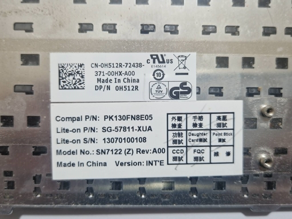 Tastatura Dell Latitude E6430 ATG / PK130FN8E05 /  SG-57811-XUA / SN7122 / 0H512R Rev A00 – Second Hand [2]