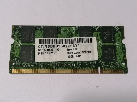 A‑DATA 2GB DDR2 800MHz – Memorie RAM SODIMM 2Rx8 pentru laptop / ADOVF1B163G2G [1]