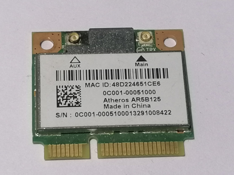 Wifi laptop - Atheros AR5B125 – Placa wifi Mini PCI‑E 802.11b/g/n pentru laptop