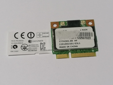 Wifi laptop - Atheros AR5B125 – Placa wifi Mini PCI‑E 802.11b/g/n pentru laptop
