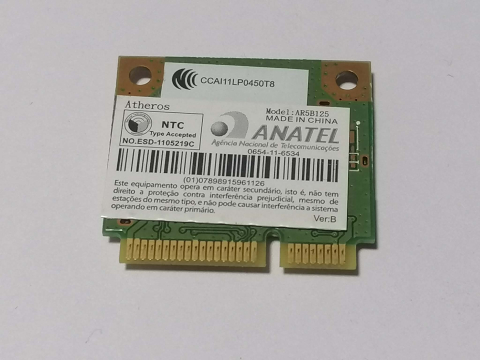 Wifi laptop - Atheros AR5B125 – Placa wifi Mini PCI‑E 802.11b/g/n pentru laptop