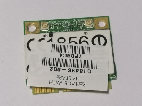 Atheros AR5B195 – Placa WiFi si Bluetooth Mini PCI-E 802.11b/g/n pentru laptop [1]