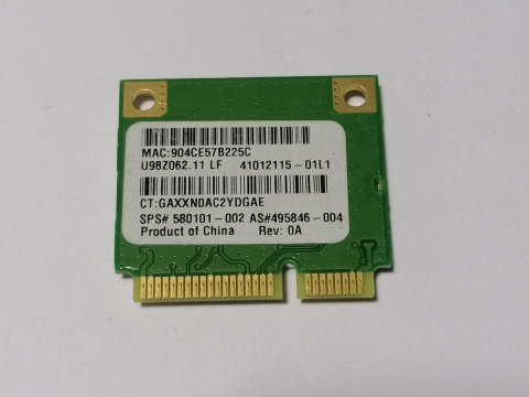 Wifi laptop - Atheros AR5B95 – Placa wifi Mini PCI‑E 802.11b/g/n pentru laptop