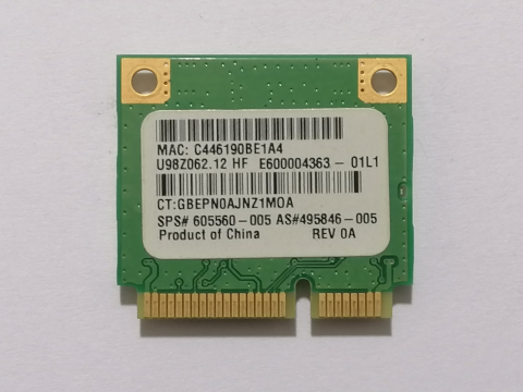 Wifi laptop - Atheros AR5B95 – Placa wifi Mini PCI‑E 802.11b/g/n pentru laptop