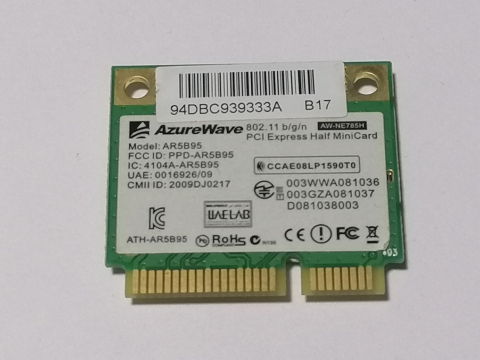 Wifi laptop - Atheros AR5B95 – Placa wifi Mini PCI‑E 802.11b/g/n pentru laptop