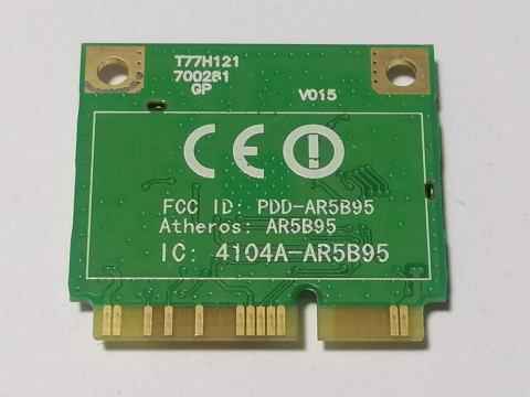 Atheros AR5B95 – Placa wifi Mini PCI‑E 802.11b/g/n pentru laptop [1]