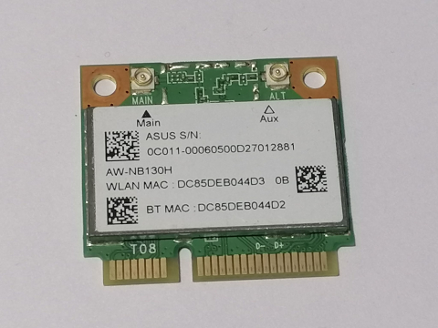 AzureWave AW-NB130H – Placa wifi + Bluetooth Mini PCI‑E pentru laptop [1]