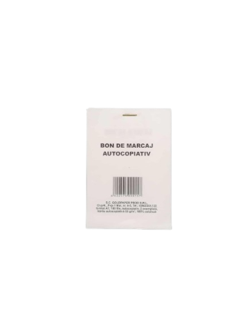 Pentru firmă - Bon de Marcaj – Format A7, Autocopiativ, 2 Exemplare, 100 File