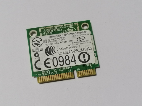 Wifi laptop - Broadcom BCM94312HMG – Placa wifi Mini PCI‑E 802.11b/g/n pentru laptop