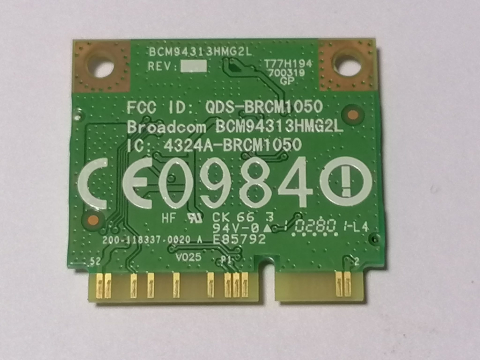 Piese - componente laptop - Broadcom BCM94313HMG2L – Placa wifi Mini PCI‑E 802.11b/g/n pentru laptop