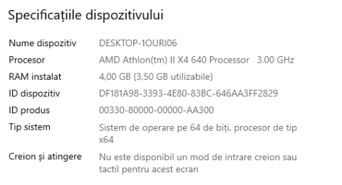 Calculator AMD Athlon II X4 640 [1]