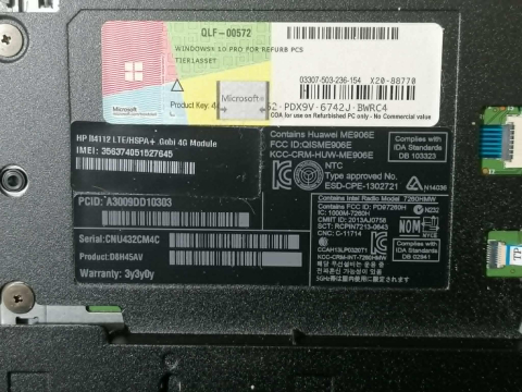 Carcasa completa HP EliteBook 850 G1 – Cu placa de baza + procesor i7-4600U - Cooler defect - Second Hand [2]