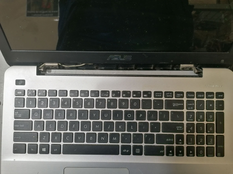 Carcasa completa laptop Asus X555LJ, include balamale si accesorii, fara tastatura, Second Hand [2]