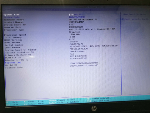 Carcasa completa laptop HP 255 G4, kit placa de baza procesor AMD E1-6015 inclus, Second Hand [2]