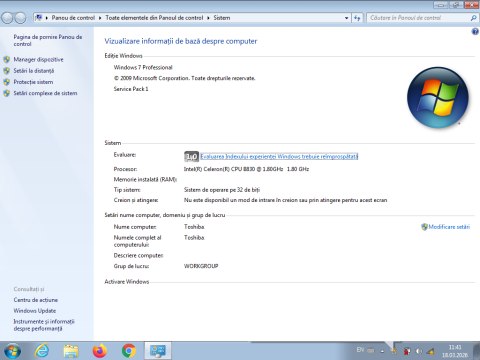 Carcasa completa Toshiba Satellite C855 - 1V8 / PSKCAE – Carcasă + Placa de baza functionala + CPU + Cooler + Radiator [6]