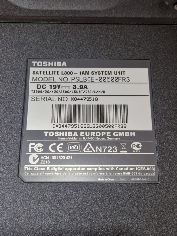 Carcasa completa Toshiba Satellite L300-1AM PSLBGE + Procesor + Cooler – Second [1]