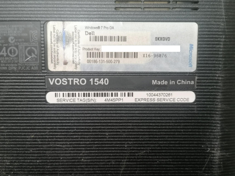 Carcasa Dell Vostro 1540 – second hand [1]