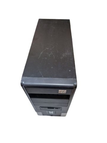 Carcasa PC Tower ATX Micro-ATX Second Hand, Design Clasic Negru cu Argintiu [2]