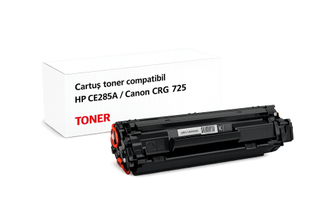 Cartuse imprimante laser - Cartus toner compatibil HP CE285A / Canon CRG 725