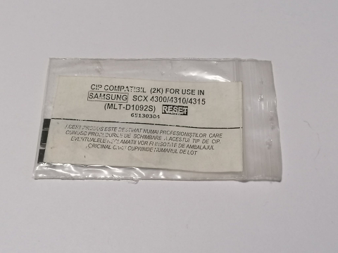 Piese - componente imprimante - Chip compatibil Samsung MLT‑D1092S 2K – SCX 4300 / 4310 / 4315