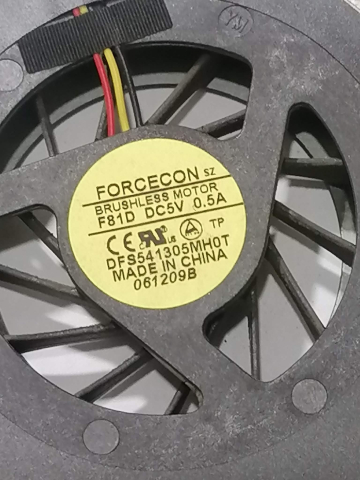 Cooler laptop Acer 7535 – Model DFS541305MH0T - F81D [1]