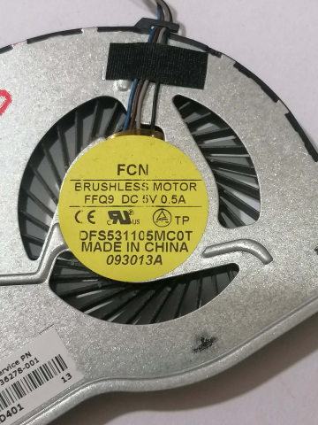 Cooler laptop HP 15-n020el – Model FFQ9 - DFS531105MC0T [2]