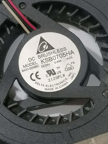 Cooler laptop Samsung RV515 – Modele KSB0705HA / BA31‑00098C [1]