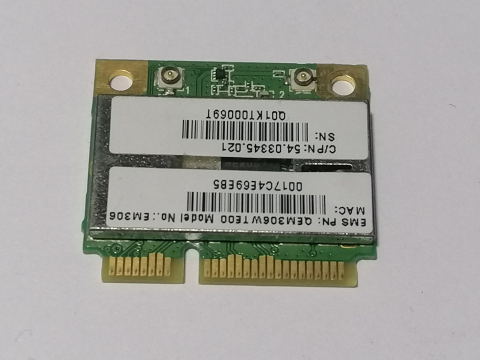 EM306 – Placa wifi Mini PCI‑E pentru laptop [1]