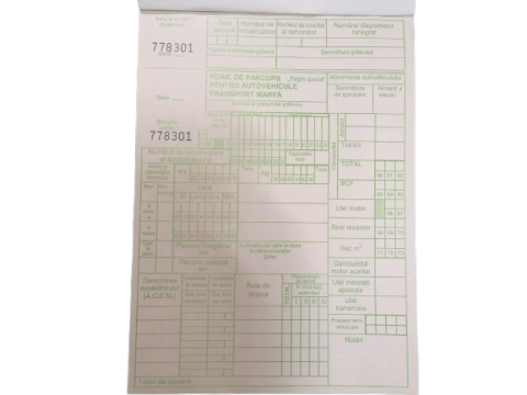 Papetarie - Foi de Parcurs Marfa – Format A5, 100 File, Inseriate