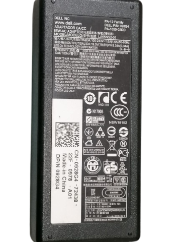 Incarcator laptop Dell 65W 19.5V 3.34A 7.4x5.0 / PA-12 / LA65NS2-01 / 928G4 / PA-1650-02DD [2]