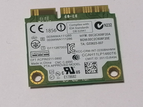 Intel Centrino Wireless-N 2230 – Placa WiFi Mini PCI-E 802.11b/g/n pentru laptop [1]