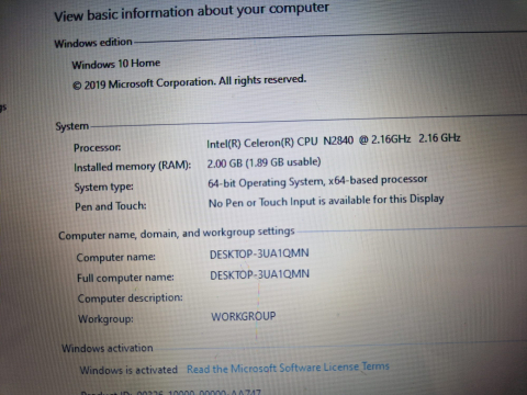 Placi de baza - Kit complet HP 250 G3 – Placa de baza  ZS050 LA-A994P / LA-A999P + N2840 + racire pasiva + 2GB RAM + touchpad + buton pornire – Second Hand