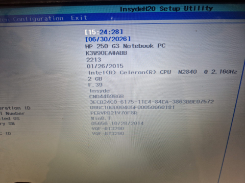 Kit complet HP 250 G3 – Placa de baza  ZS050 LA-A994P / LA-A999P + N2840 + racire pasiva + 2GB RAM + touchpad + buton pornire – Second Hand [3]