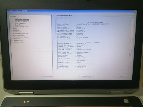 Laptop Dell Latitude E6420 – i5‑2520M – 4GB DDR3 – HDD 120GB – Second Hand – Testat [1]