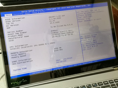 Laptop Myria MY8314GY – Pentru piese sau reparat [2]