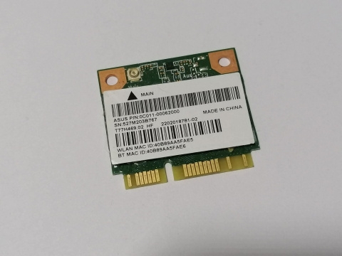 Wifi laptop - MediaTek MT7630E – Placa wifi Mini PCI‑E 802.11b/g/n + Bluetooth pentru laptop