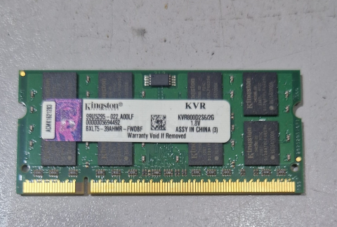 Piese - componente laptop - Memorie RAM DDR2 2GB Kingston KVR800D2S6/2G – 800MHz – Laptop – Second –  99U5295-022.A00LF