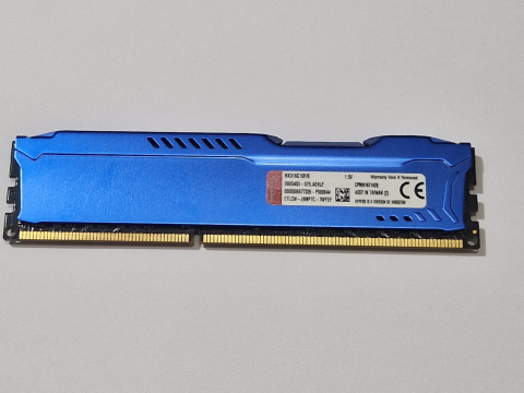 Piese - componente PC - Memorie RAM HyperX 8GB DDR3 HX316C10F/8 – 1600MHz – Cu radiator – Desktop – Second Hand
