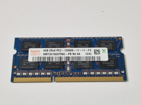 Memorii RAM - Memorie RAM Laptop Hynix 4GB DDR3 1600MHz PC3-12800S 1.5V SODIMM HMT351S6CFR8C-PB, Second Hand