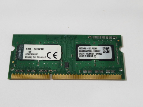 Piese - componente laptop - Memorie RAM Laptop Kingston 4GB DDR3 1.5V SODIMM KTH-X3BS/4G, Second Hand