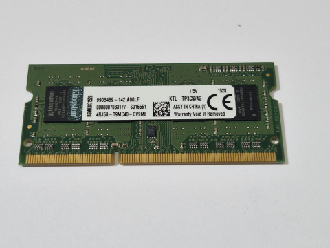 Piese - componente laptop - Memorie RAM Laptop Kingston 4GB DDR3 1.5V SODIMM KTL-TP3CS/4G, Second Hand
