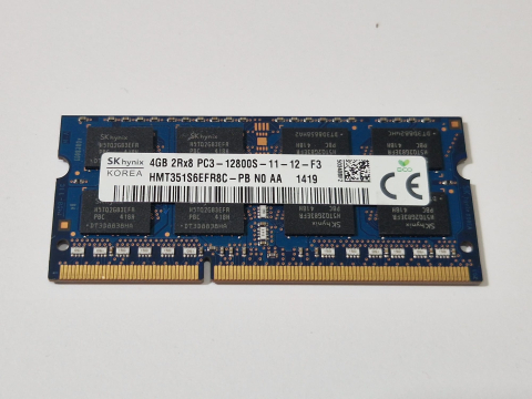 Memorii RAM - Memorie RAM Laptop SK Hynix 4GB DDR3 1600MHz PC3-12800S 1.5V SODIMM HMT351S6EFR8C-PB, Second Hand