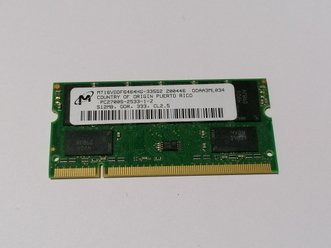 Memorii RAM - Memorie RAM Micron 512MB DDR 333 CL2.5 / MT16VDDDF6464HG-335G2
