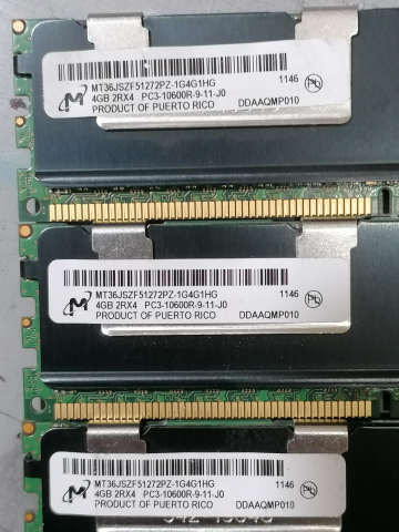 Memorie RAM Server / Workstation – 4GB PC3-10600R 501534-001 MT36JSZF51272PZ-1G4G1HG [2]