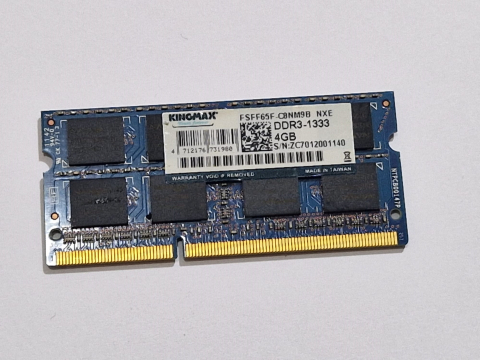 Memorii RAM - Modul RAM Laptop KINGMAX 4GB DDR3 1333MHz – FSFF65F-C8NM9B – Second